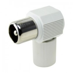 CONECTOR TV MACHO ACODADO...
