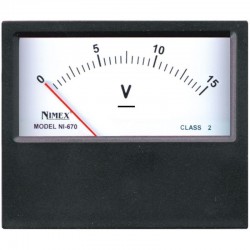 Voltimetro de panel 60V DC...