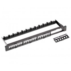 Patch panel vacio 24 puertos