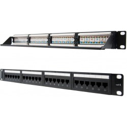 Patch panel de 24 puertos...
