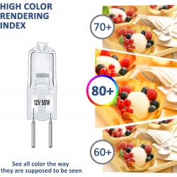 Bombilla Halógena G6.35 50W...