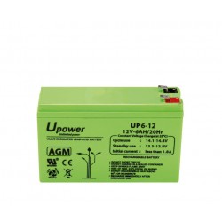 Bateria plomo 12V 6,5Ah...