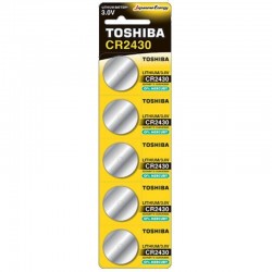 Pack 5 pilas CR2430 litio 3V